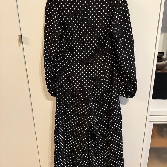 ZARA Polka Dot Jumpsuit - Picture 7 of 9
